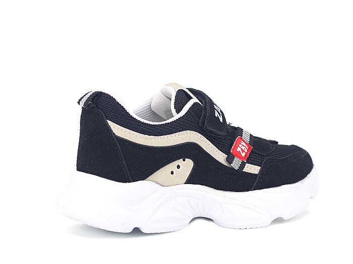 Zaby Patik 6001 Cırtlı Spor Ayakkabı Siyah - 3