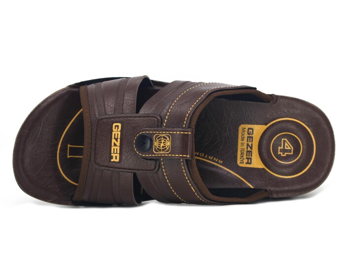 Ziley Merdane 00644.07 ÇıtÇıt Dört Nokta Döngülü Terlik Kahve - Ziley (1)