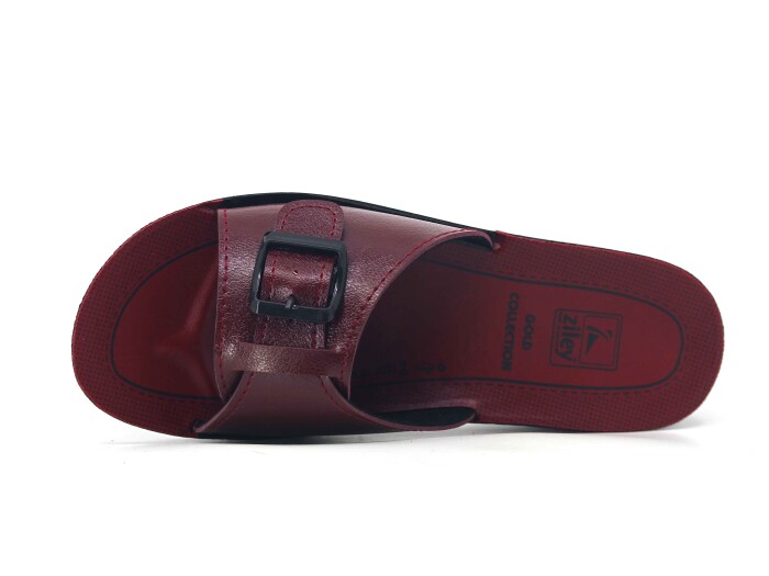 Ziley Zenne 00042.25 Tek Toka Poşetli Günlük Terlik Bordo - 2