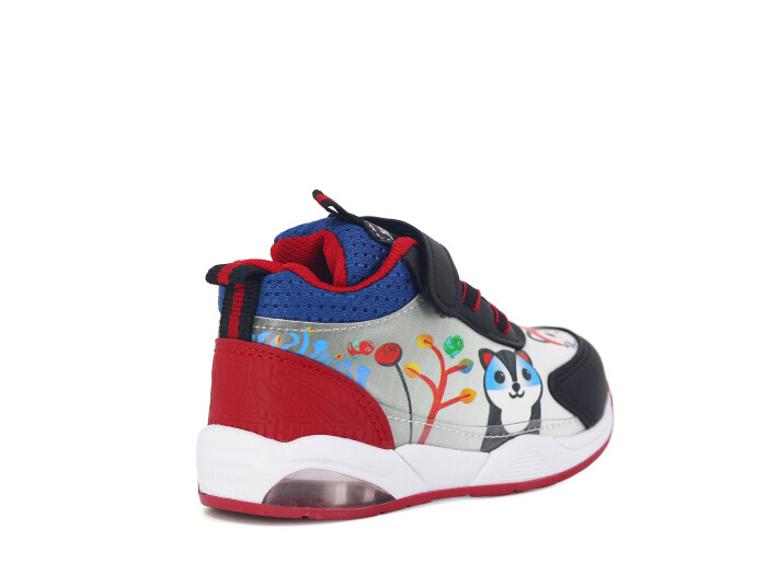 Zıpzıp Bebe 055 Resimli Cilt Işıklı Spor Ayakkabı Siyah - Pembe - 3